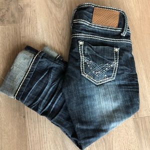 Jean Capris Distressed- Almost Famous